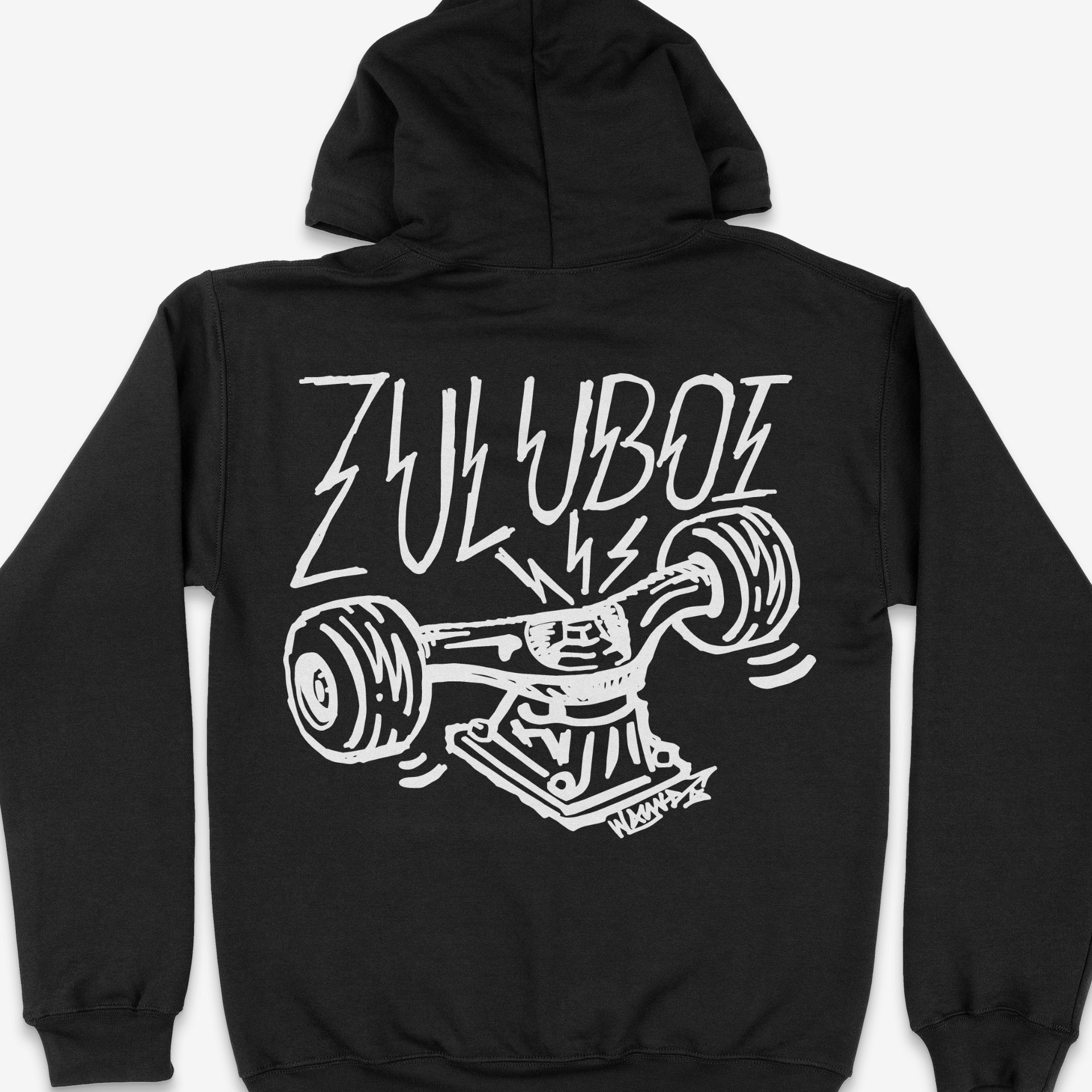 Grinders Hoodie Adult Black/Army/Red