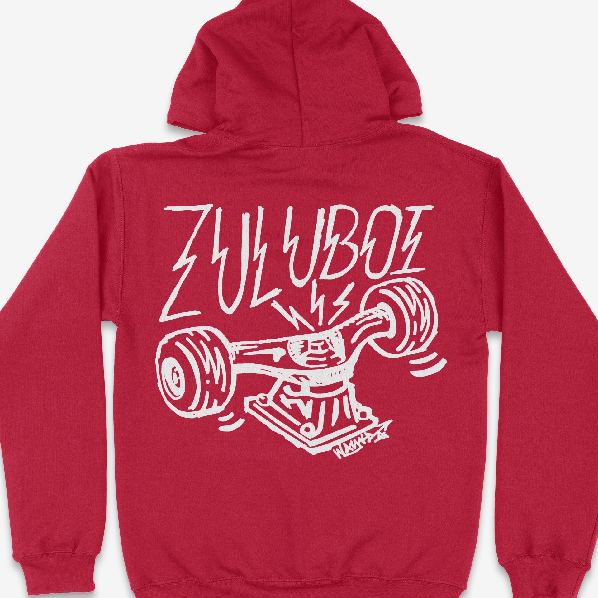 Grinders Hoodie Adult Black/Army/Red