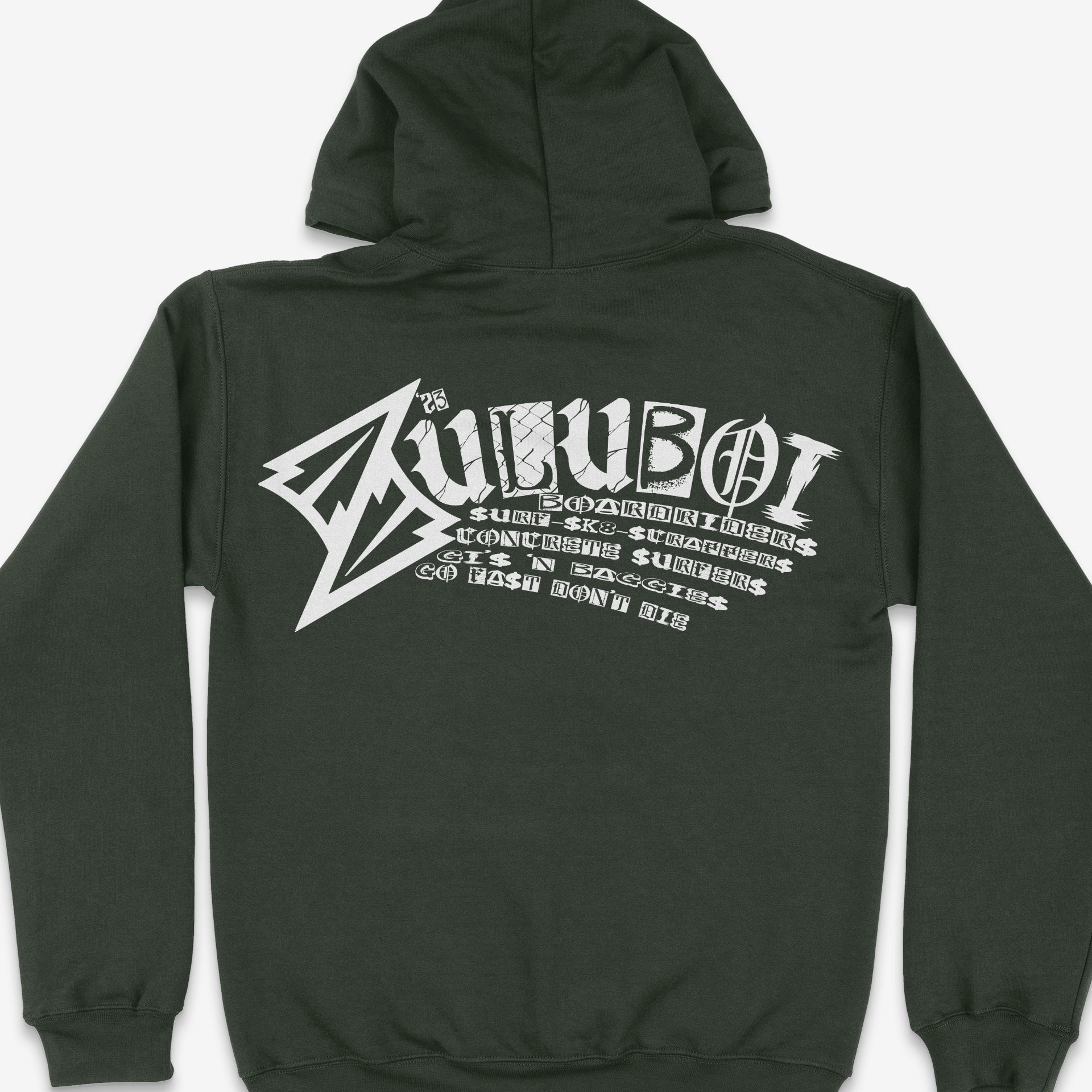 Ransom Note Hoodie Adult Black/Army/Red